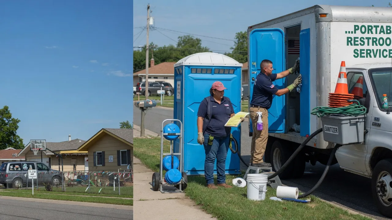 Portable Toilet Rental in Collison, IL near me
